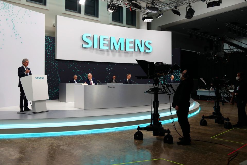 Auch 2021 wieder virtuell: Siemens Hauptversammlung am 3. Februar