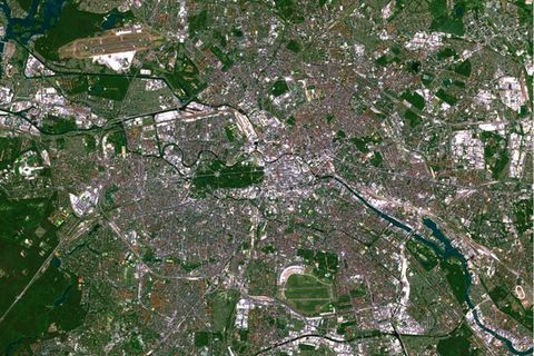 Satelliten-Karte von Berlin