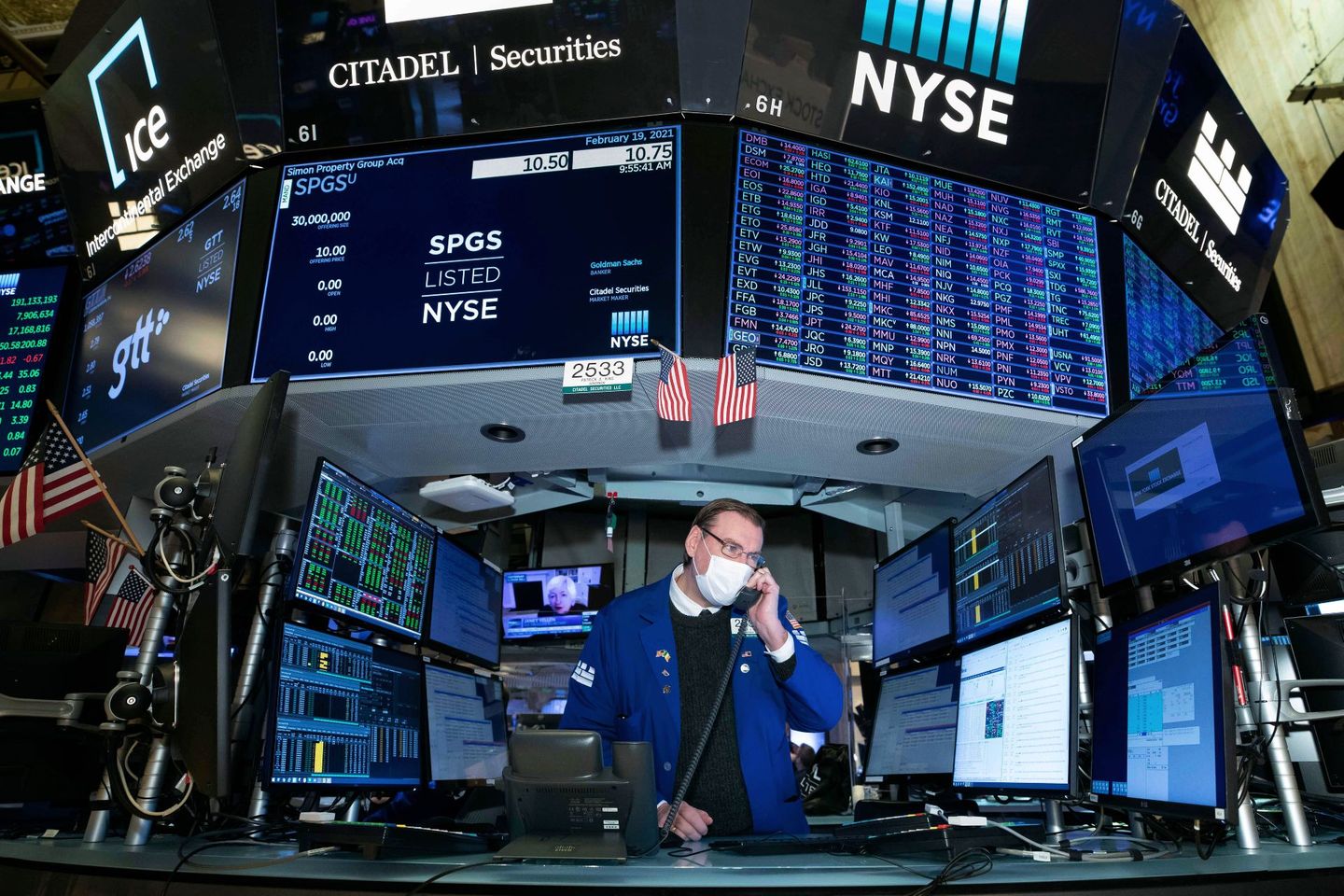 Händler an der New Yorker Börse