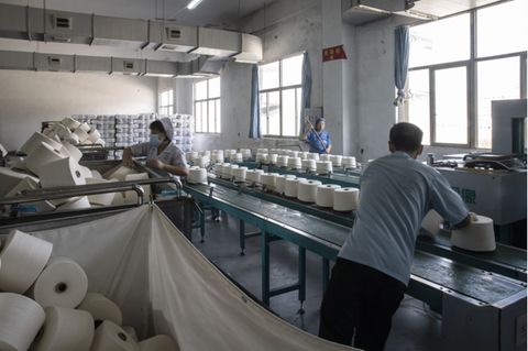 Produktion in einer chinesischen Fabrik