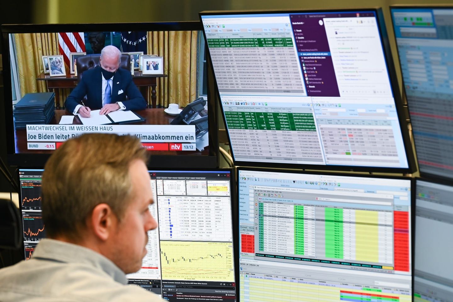 An der Börse ging es zuletzt turbulent zu