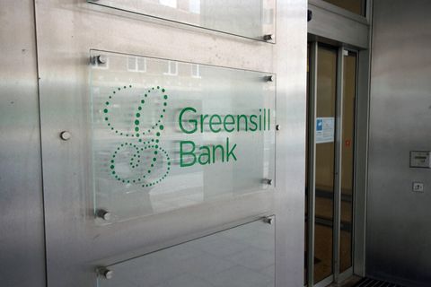 Eingang zur Greensill Bank in Bremen