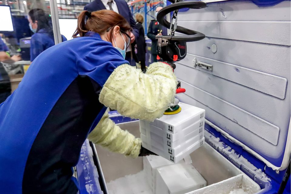Impfstoffproduktion von Biontech/Pfizer in Belgien