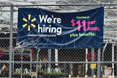 Walmart sucht Arbeitskräfte