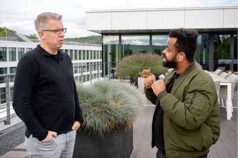Frank Thelen und Orry Mittenmayer (r.)