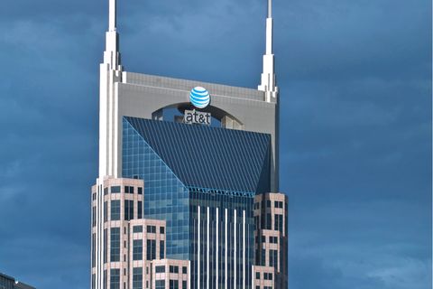 Wie im Film: Das 188 Meter hohe AT&T-Gebäude in Nashville, Tennessee, erinnert an den Warner-Kinoklassiker „Batman“