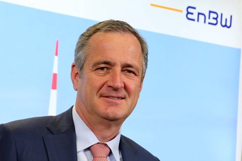 22.03.2018, Stuttgart,DEU, Bilanzpressekonferenz der ENBW. Frank Mastiaux, Vorsitzender Vorstandes der ENBW. *** 22 03 2018 Stuttgart DEU ENBW Annual Results Press Conference Frank Mastiaux Chairman of the Board of ENBW