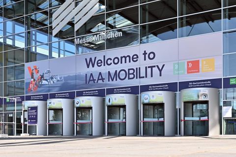 Eingang zur IAA Mobility