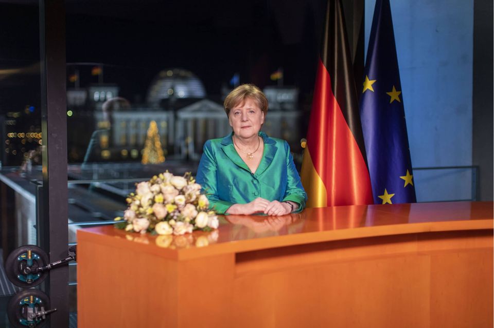 Deutschland, Berlin, Bundeskanzleramt, Neujahrsansprache von Bundeskanzlerin Angela Merkel CDU, 30.12.2019 *** Germany, Berlin, Federal Chancellery, New Years address by Chancellor Angela Merkel CDU, 30 12 2019