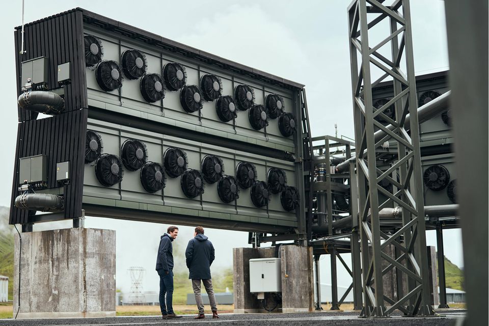 CO2-Sauger von Climeworks in Island