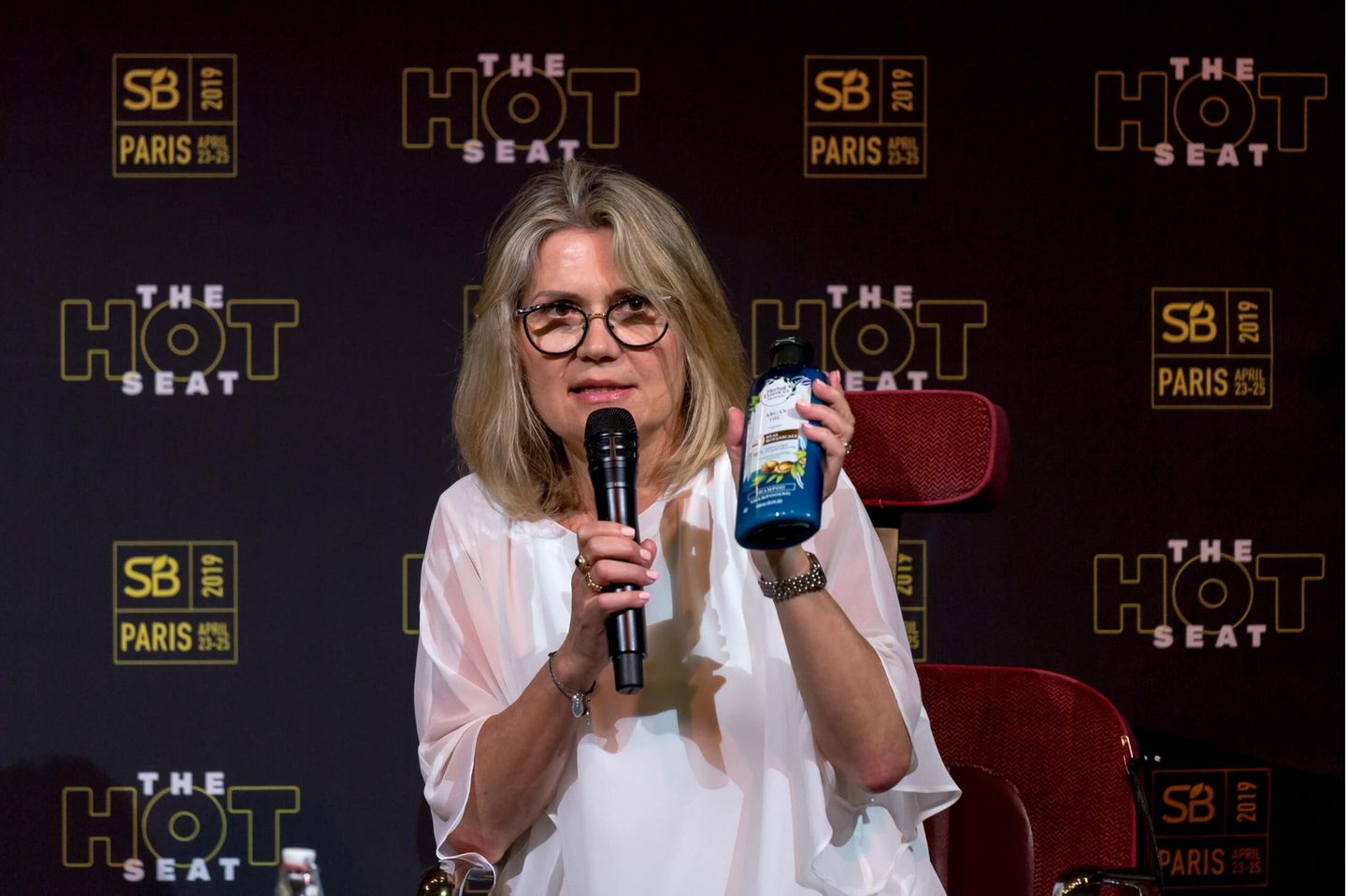Virginie Helias auf der Sustainable-Brands-Konferenz in Paris 2019