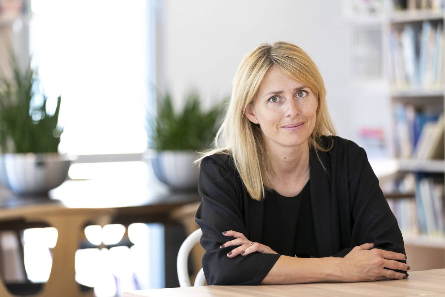 H&M-CEO Helena Helmersson, fotografiert 2021 in Stockholm