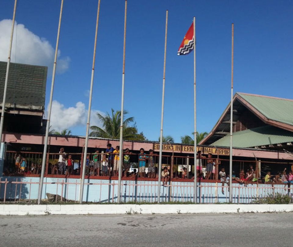 Der Flughafen von Kiribati