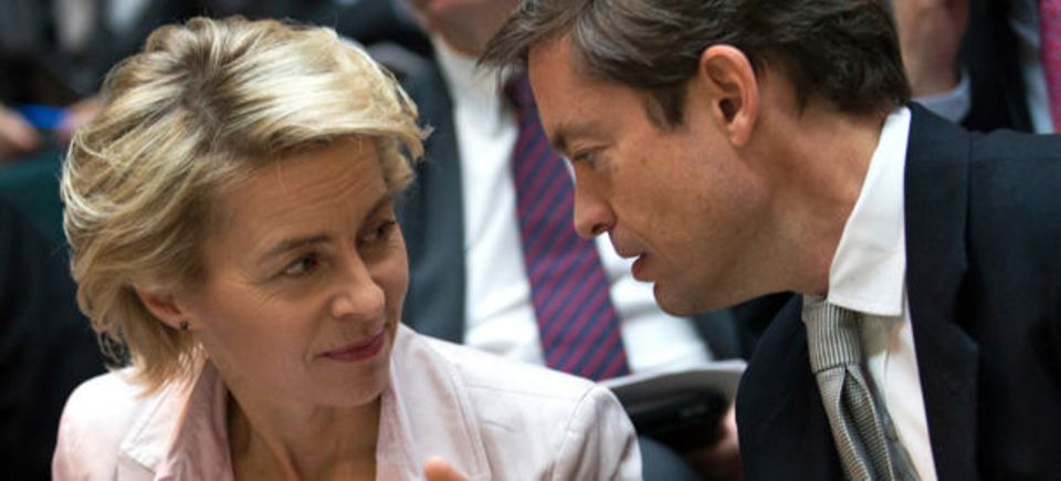Ursula von der Leyen und Nicolas Berggruen