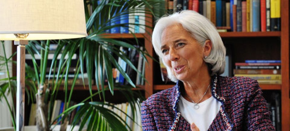 Christine Lagarde ist geschäftsführende Direktorin des Internationalen Währungsfonds