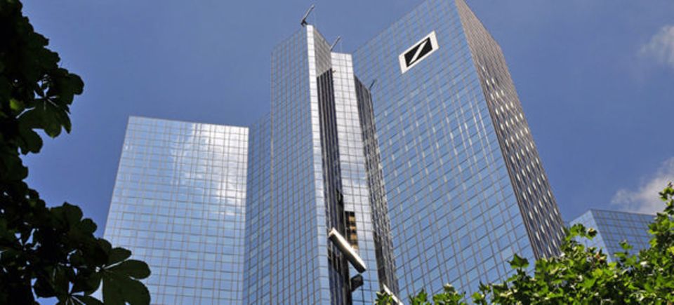 Zentrale der Deutschen Bank in Frankfurt