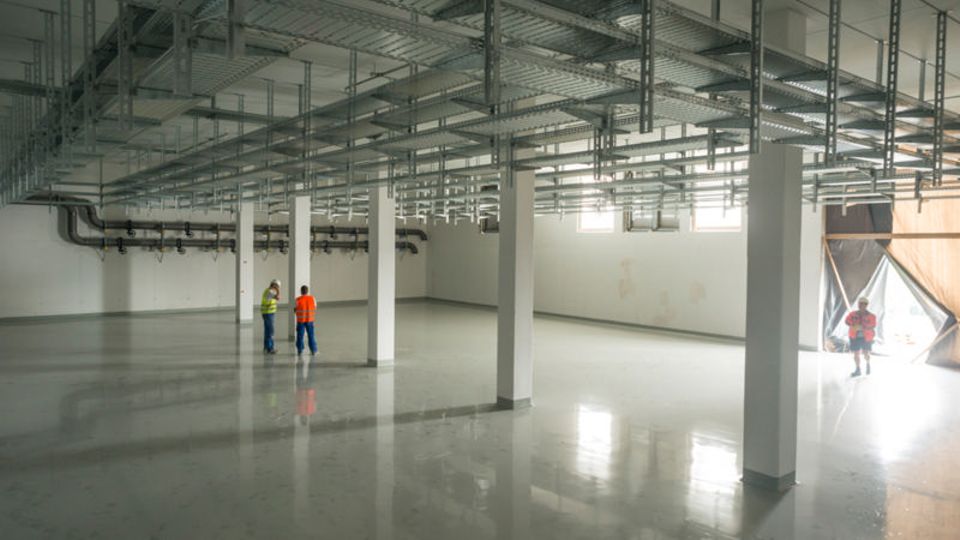 Geplantes Telekom Rechenzentrum in Biere: In den acht Hallen des ersten Bauabschnitts arbeiten vom kommenden Jahr an jeweils 2 500 Server