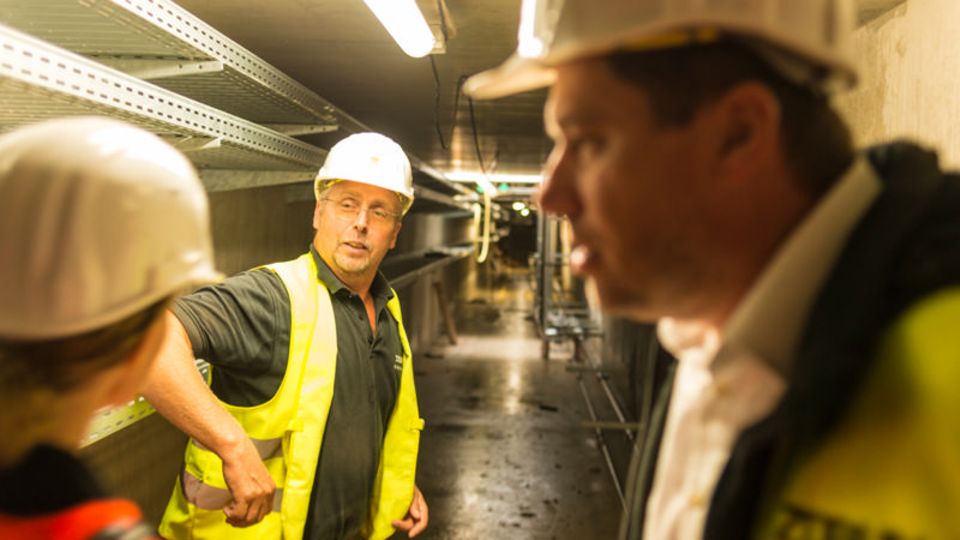 Die Arbeiten an der Baustelle in Biere gehen in die letzte Phase. Bis zum Jahresende soll das Datenzentrum fertig sein