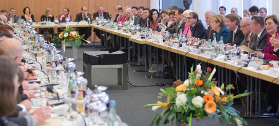 Die Große Koalition bei der Arbeit