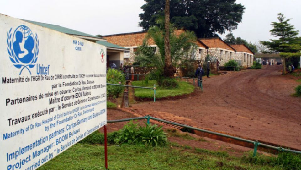 Das von Rau gegründete Krankenhaus in Ciriri im Osten der Demokratischen Republik Kongo