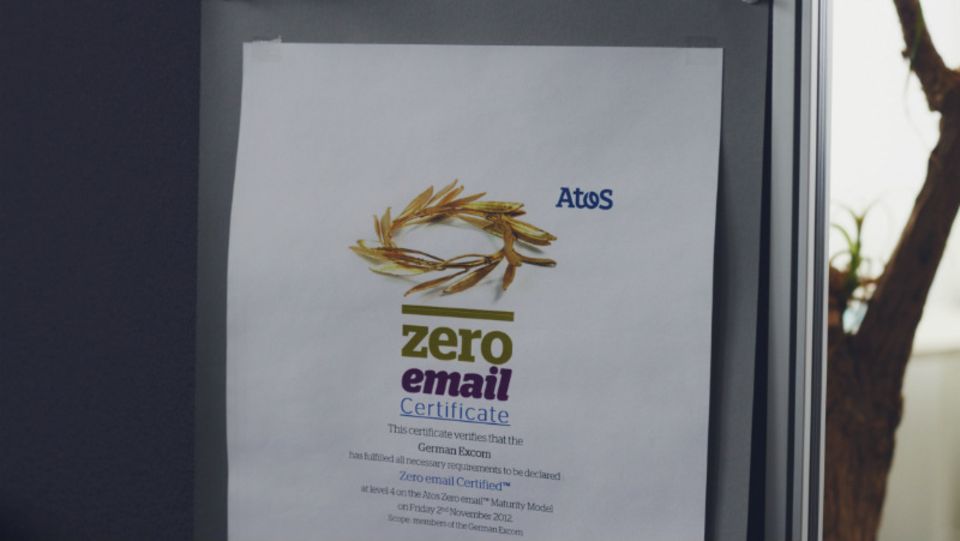Wer einen Prozess oder ein Projekt ohne E-Mails durchführt, erhält tatsächlich ein Zertifikat