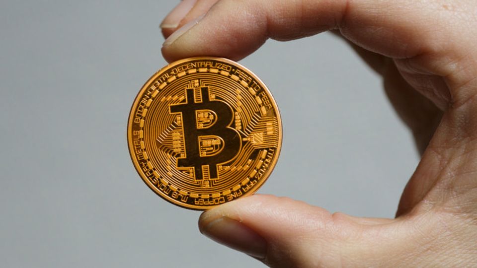 Bitcoin-Symbol: Eigentlich gibt es die Währung nur virtuell