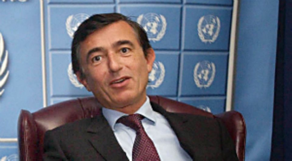Philippe Douste-Blazy, Ex-Außenminister Frankreichs, heute Uno-Sonderberater zur innovativen Entwicklungsfinanzierung