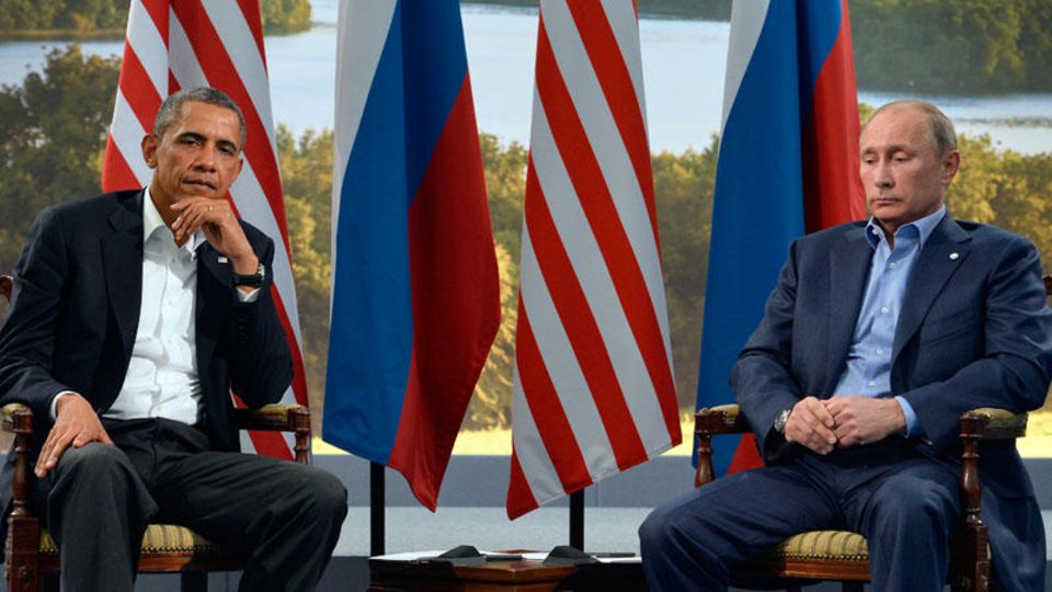 Haben sich nicht viel zu sagen: US-Präsident Obama und Kreml-Chef Putin beim G8-Treffen in Lough Erne 2013