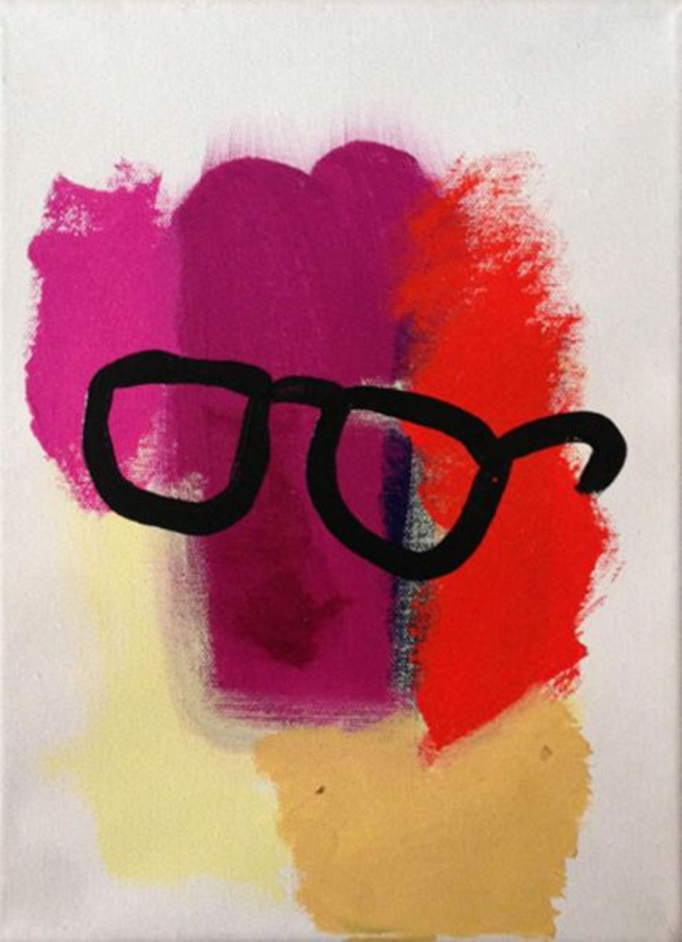 Self Portrait (Cloud), 2013 - Acryl auf Leinwand. 30,5 x 23 cm. 3300 Euro