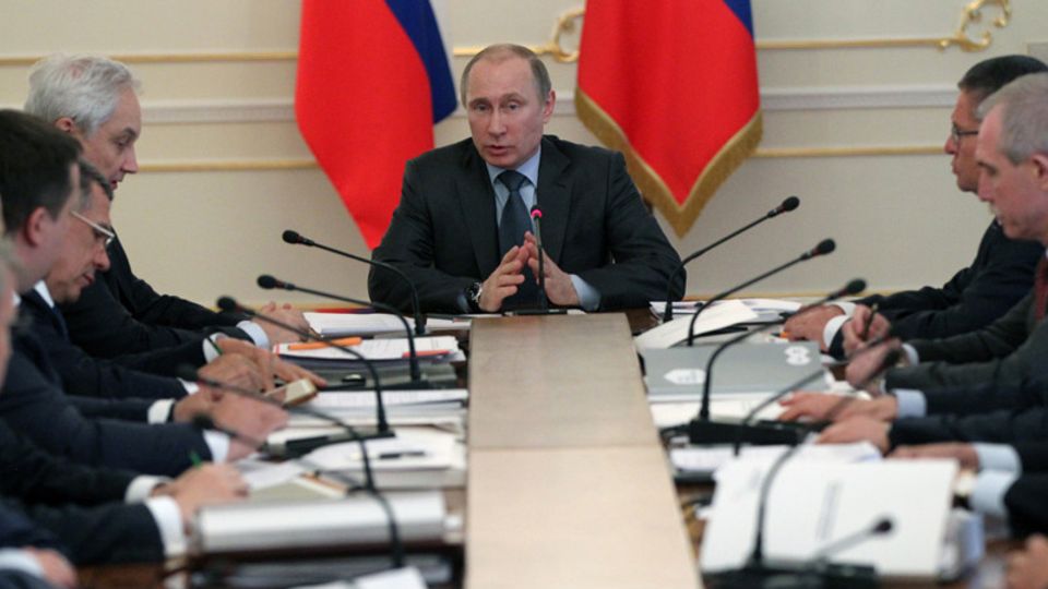 Russlands Präsident Putin demonstriert Stärke