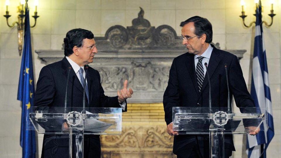 EU-Kommissionschef Barroso soll den griechischen Premier Samaras zur Kehrtwende überredet haben