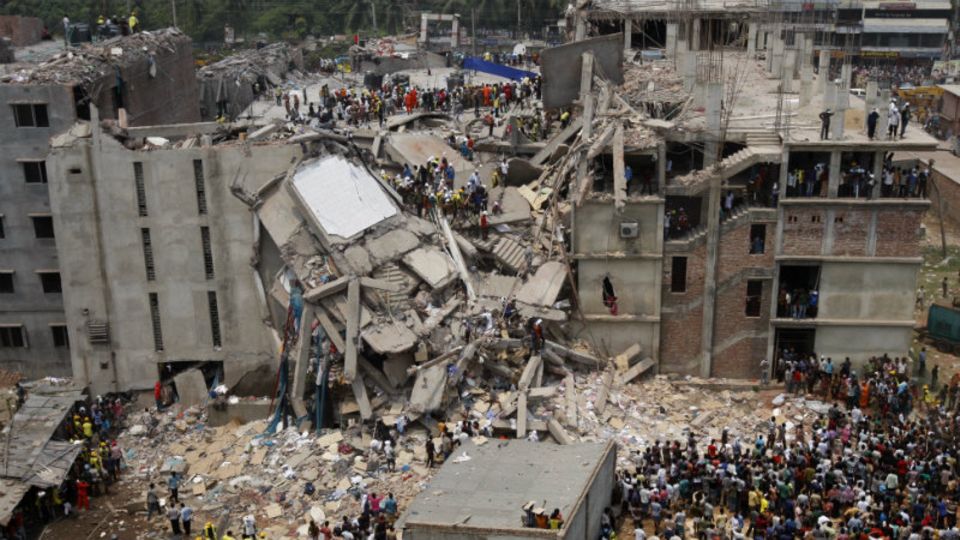 Beim Einsturz des Rana-Plaza starben mehr als 1000 Textilarbeiter