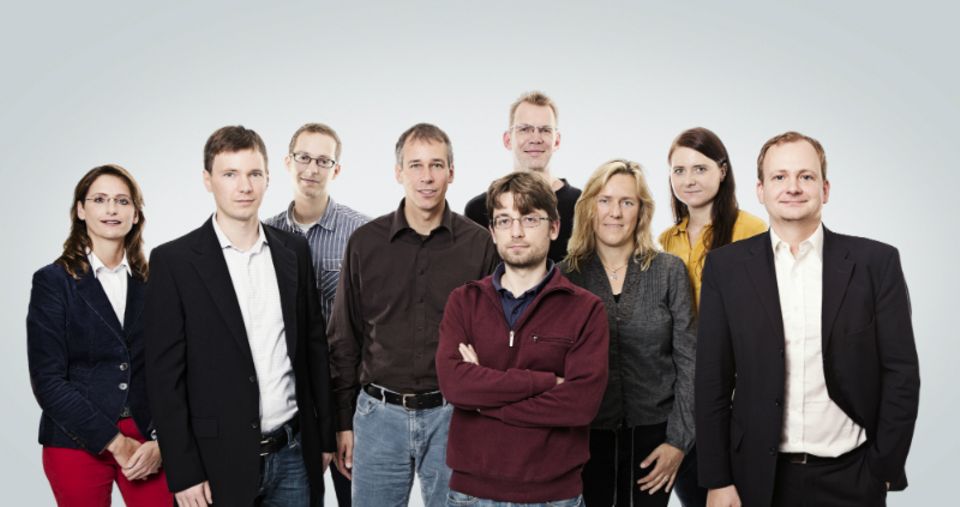 Das Bielefelder Start-Up Saperatec, mit Chef Sebastian Kernbaum (ganz rechts)