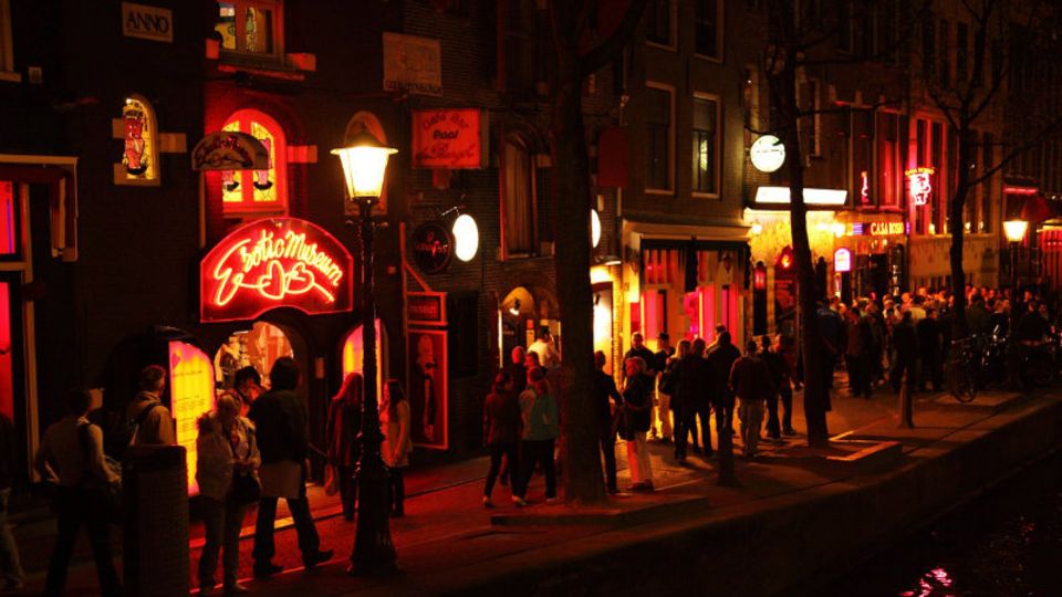 Rotlichtviertel in Amsterdam
