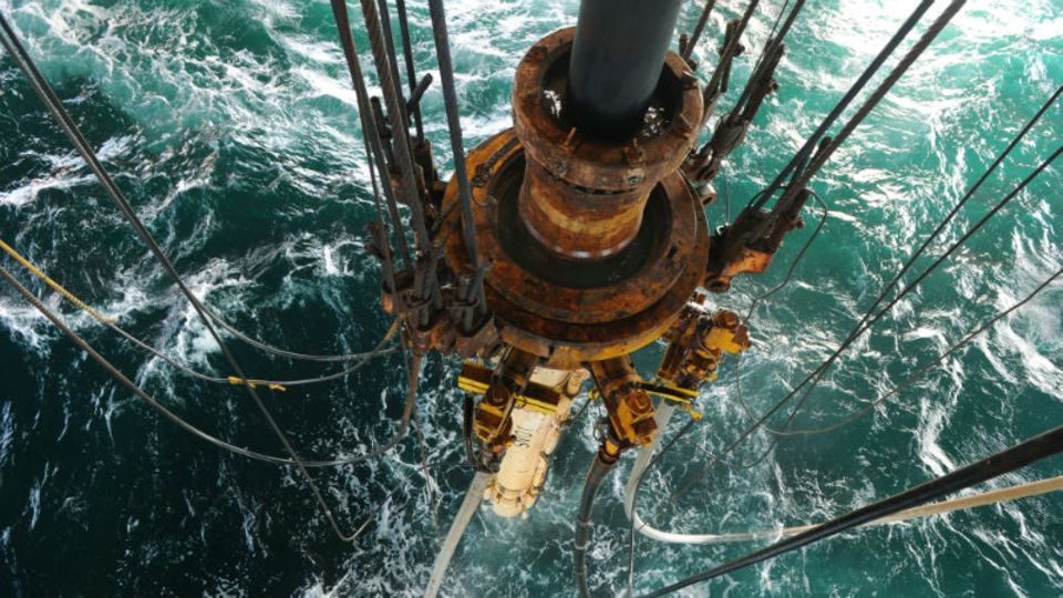 Bohrloch in der Nordsee (Foto: Harald Pettersen - Statoil)