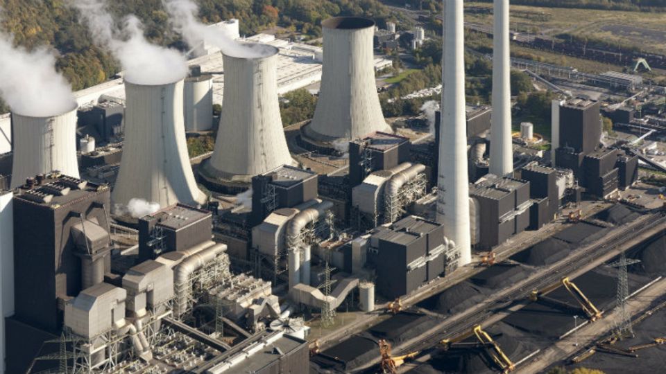 Eon-Kohlekraftwerk Scholven: Bei der Stromerzeugung wird viel CO2 ausgestoßen
