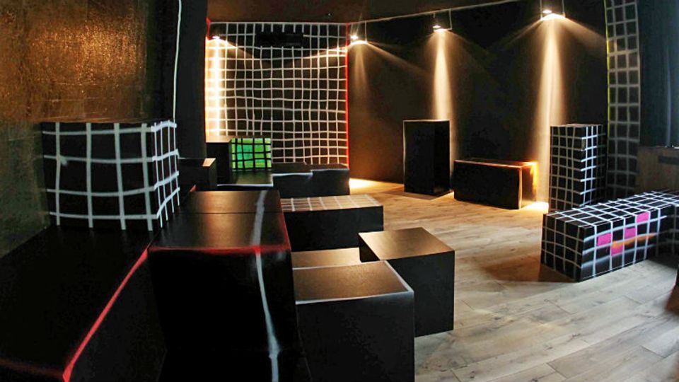 Die Rauminstallation des Clubs NuSoul