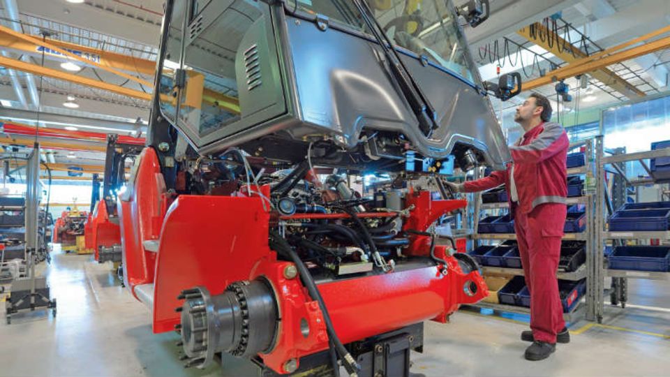 Gabelstaplerproduktion bei Kion – Foto: Kion