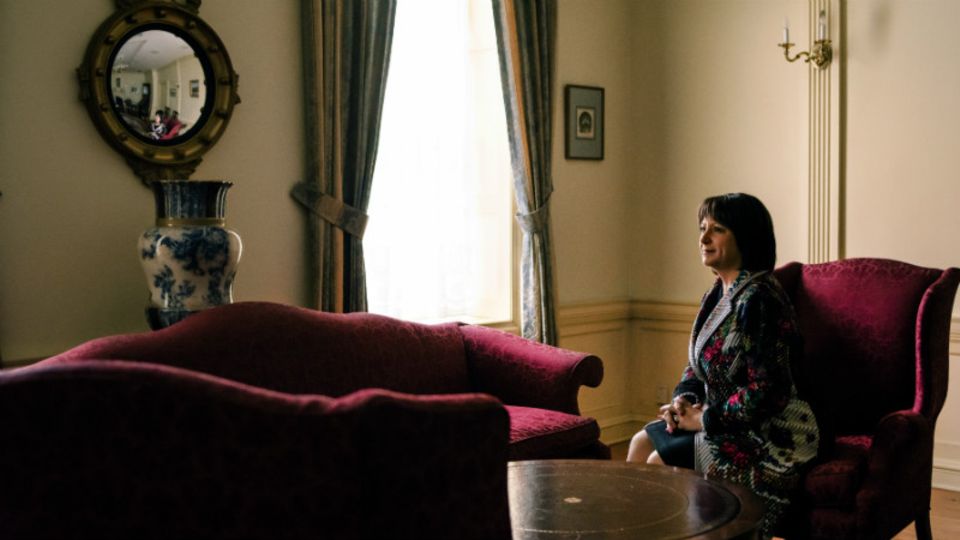 Natalie Jeresko in der ukrainischen Botschaft in Washington. Auch in den USA warb die Ministerin für die Ukraine - Foto: Greg Kahn Photography, LLC