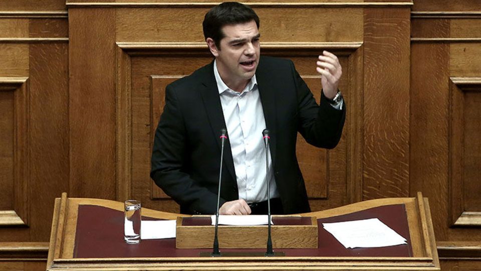 Alexis Tsipras im Parlament: Folgen ihm die Griechen beim Referendum am Sonntag? - Foto: Getty Images
