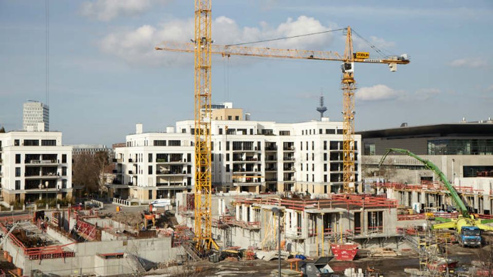 Großbaustelle in Frankfurt: Die Mieten steigen trotzdem