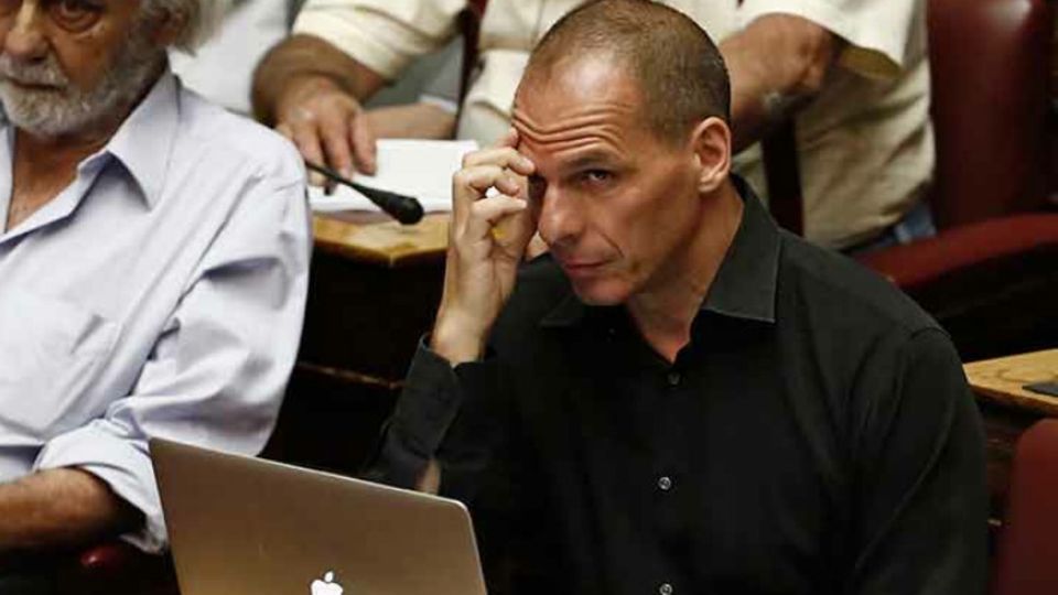 Ex-Finanzminister Yanis Varoufakis im Athener Parlament