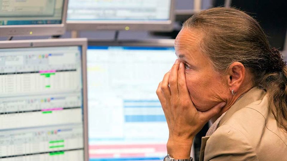 Die Nerven der Händler an der Börse waren am vergangenen Montag einer Belastungsprobe ausgesetzt – Foto: Getty Images