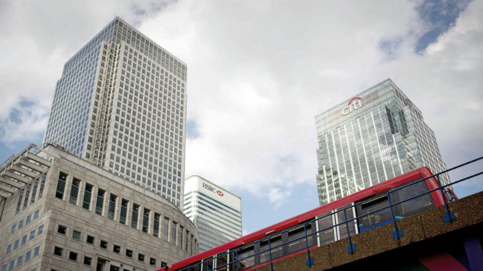 Die Banktürme in der Londoner City sind nach wie vor imposant – die Banken selbst dagegen weniger. Sie stecken mitten in einer Strukturkrise - Foto: ddp Images