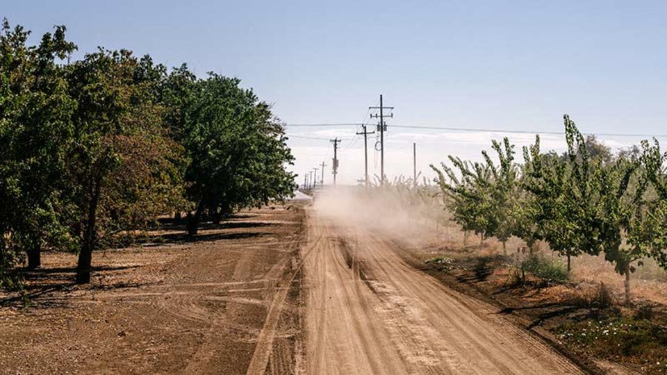 Vier Jahre hat es in Kalifornien nicht mehr richtig geregnet. Die Dürre ist überall. Die Erde ist wie Staub, Wind bläst sie über die Felder