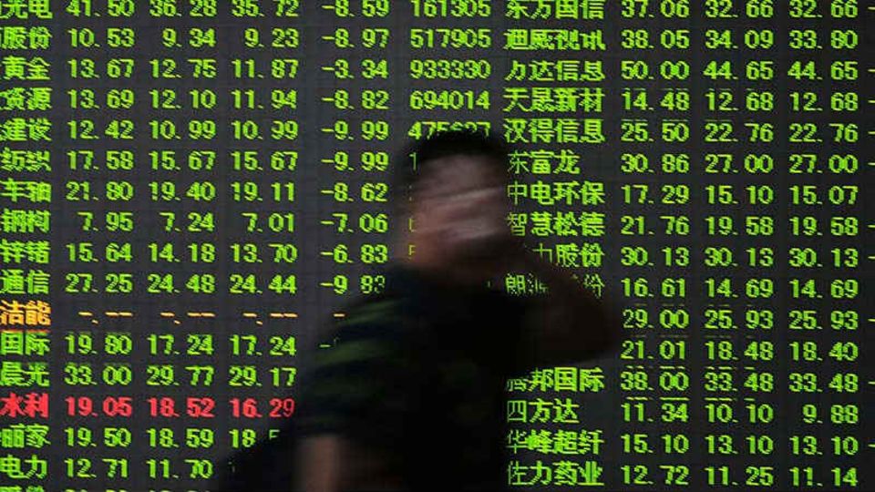 Die Börsen auf dem chinesischen Festland brachen zu Jahresbeginn auf breiter Front ein