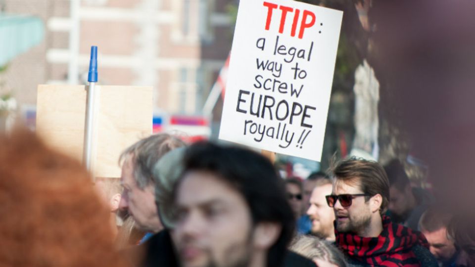 Protest gegen TTIP