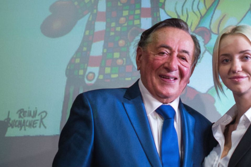Richard "Mörtel" Lugner und seine Frau Cathy