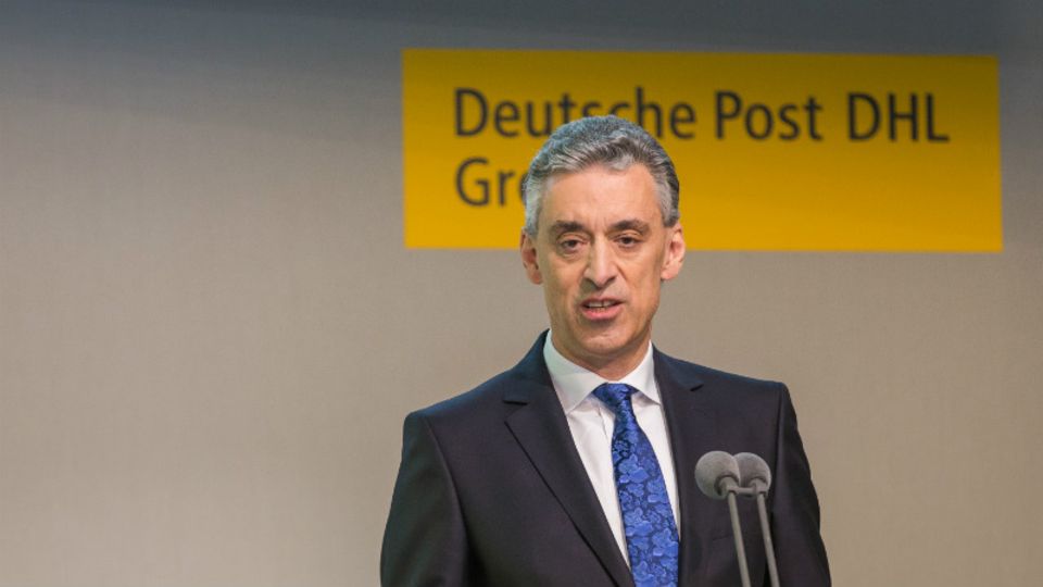 Post-Chef Appel konnte gute Zahlen verkünden - Foto: Deutsche Post DHL Group
