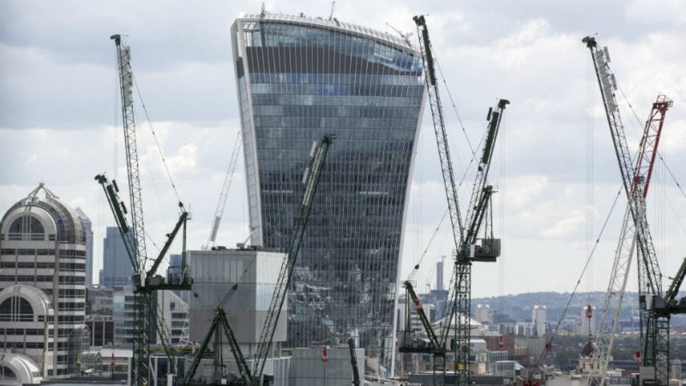 Baustelle London: Die Aussichten für den Gewerbeimmobilienmarkt verdüstern sich